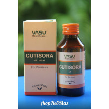 Аюрведическое  масло против псориаза Cutisora от Vasu healthcare